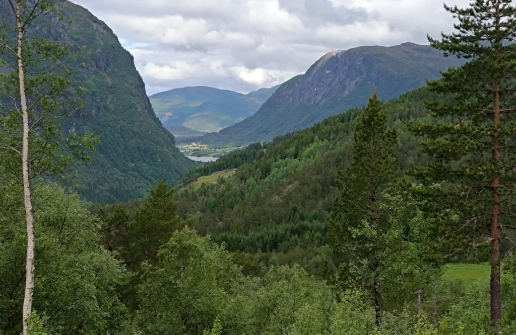 Twee dynamieken die elkaar aanvullen en elkaars spiegel zijn in de tegenstelling zoals Hoog en laag; Berg en Dal; Links en rechts; Water en lucht op deze afbeelding